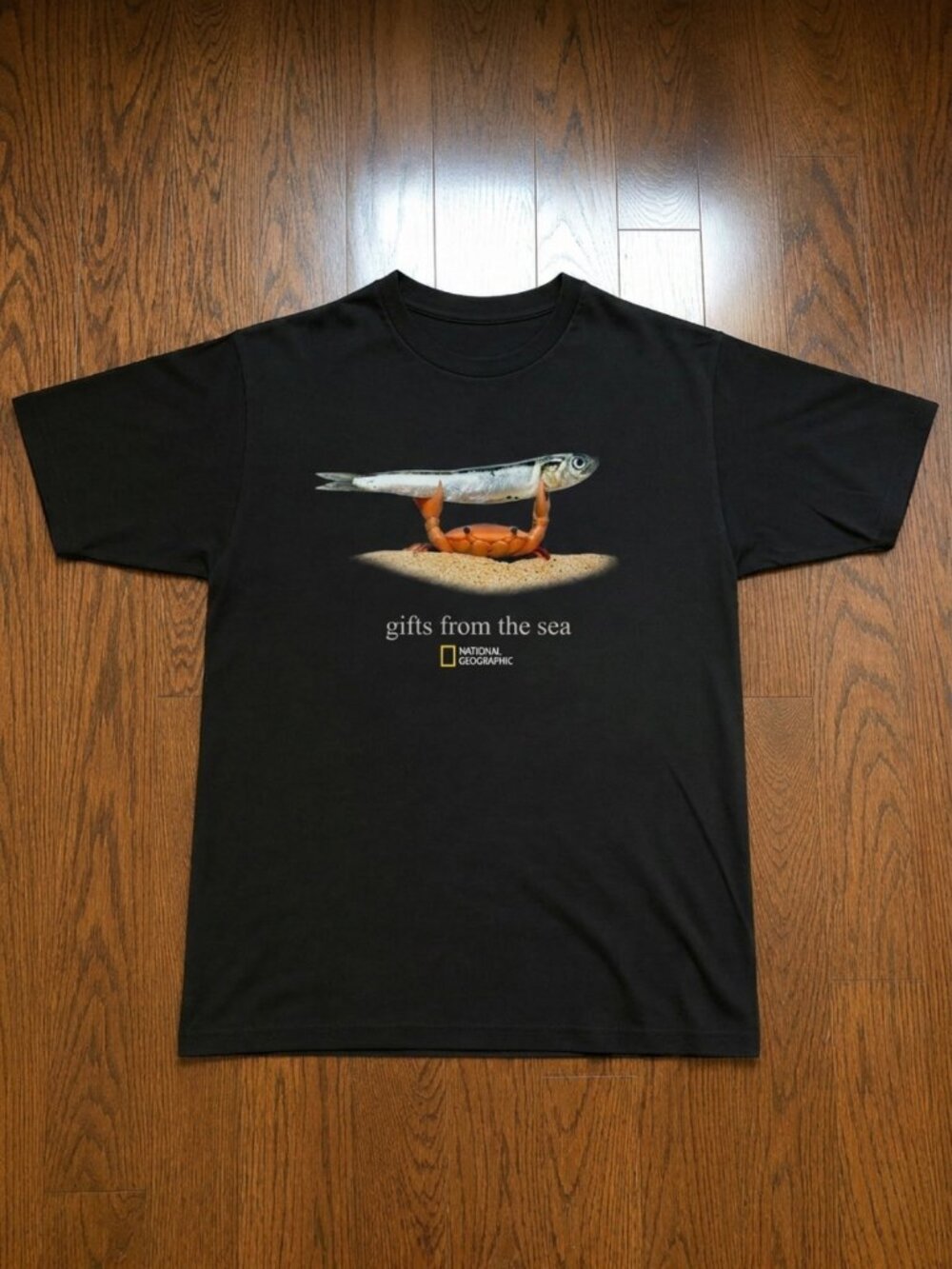 National Geographic Gifts From The Sea Crab Fish Unisex T-shirt Reprint
